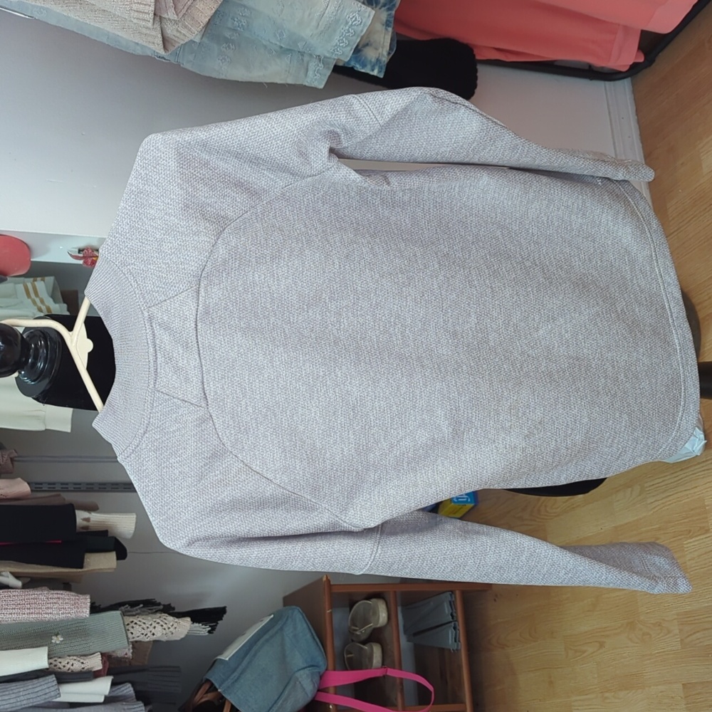 Adidas Light Gray Athletic Jacket - image 4